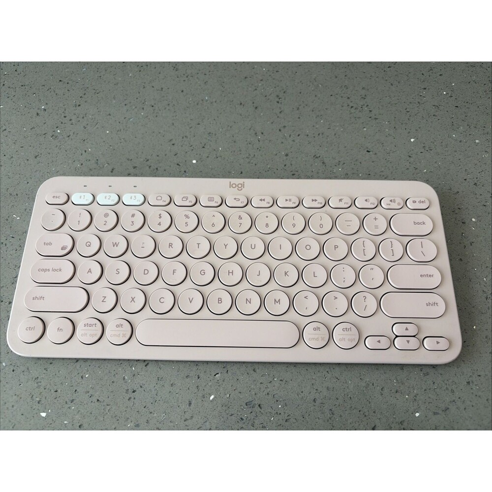 Logitech K380 TKL Wireless Scissor Keyboard for PC Mac, Android Rose Tested